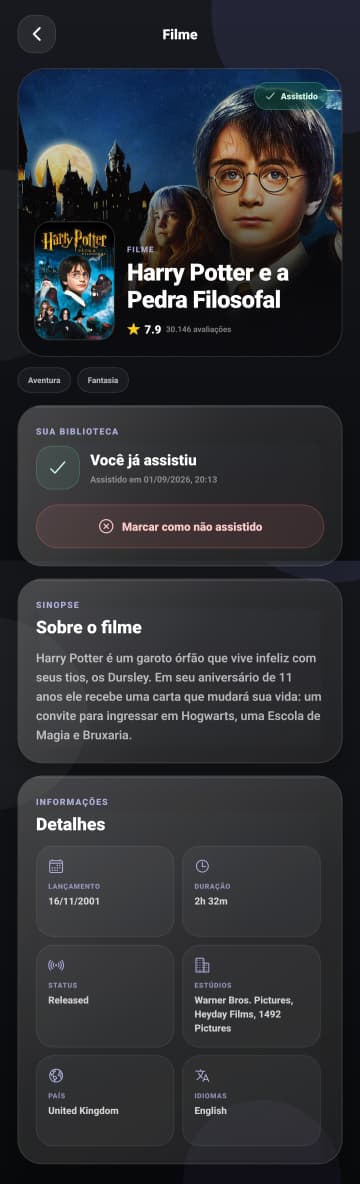 Tela de detalhes do FlexiHub
