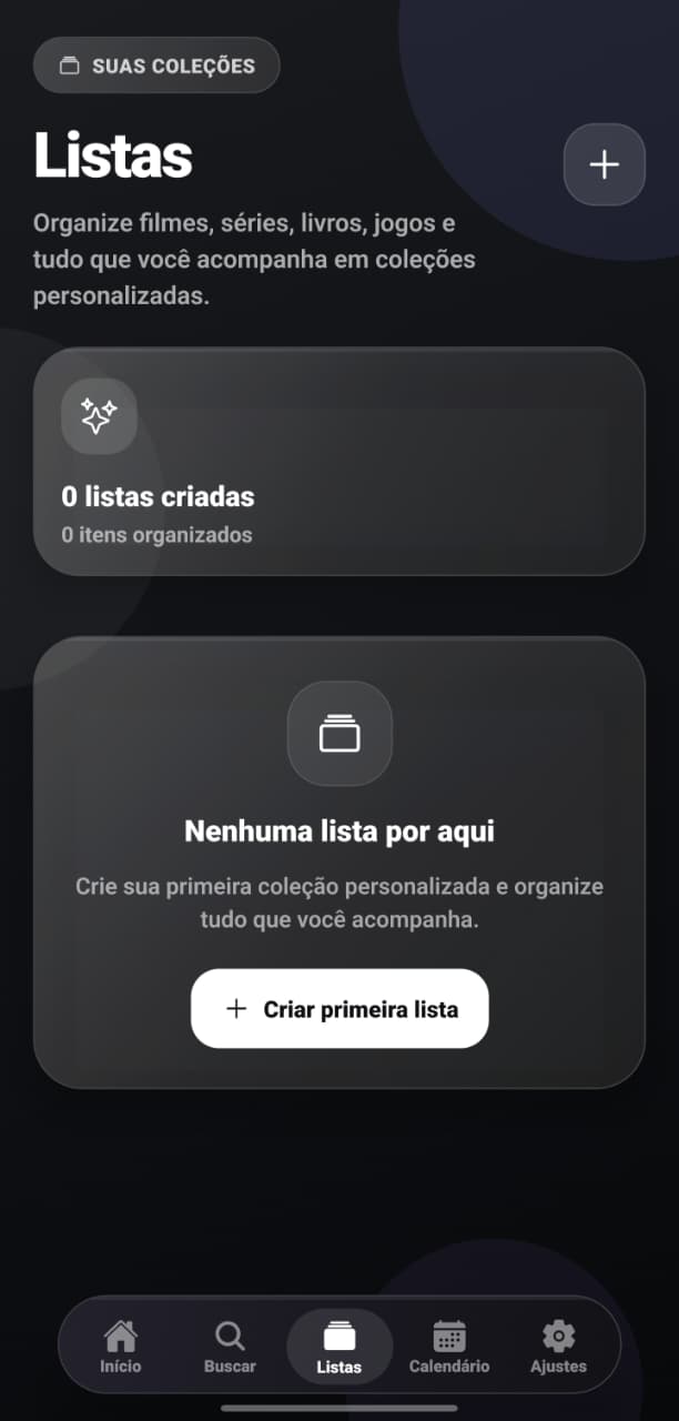 Tela Listas do FlexiHub